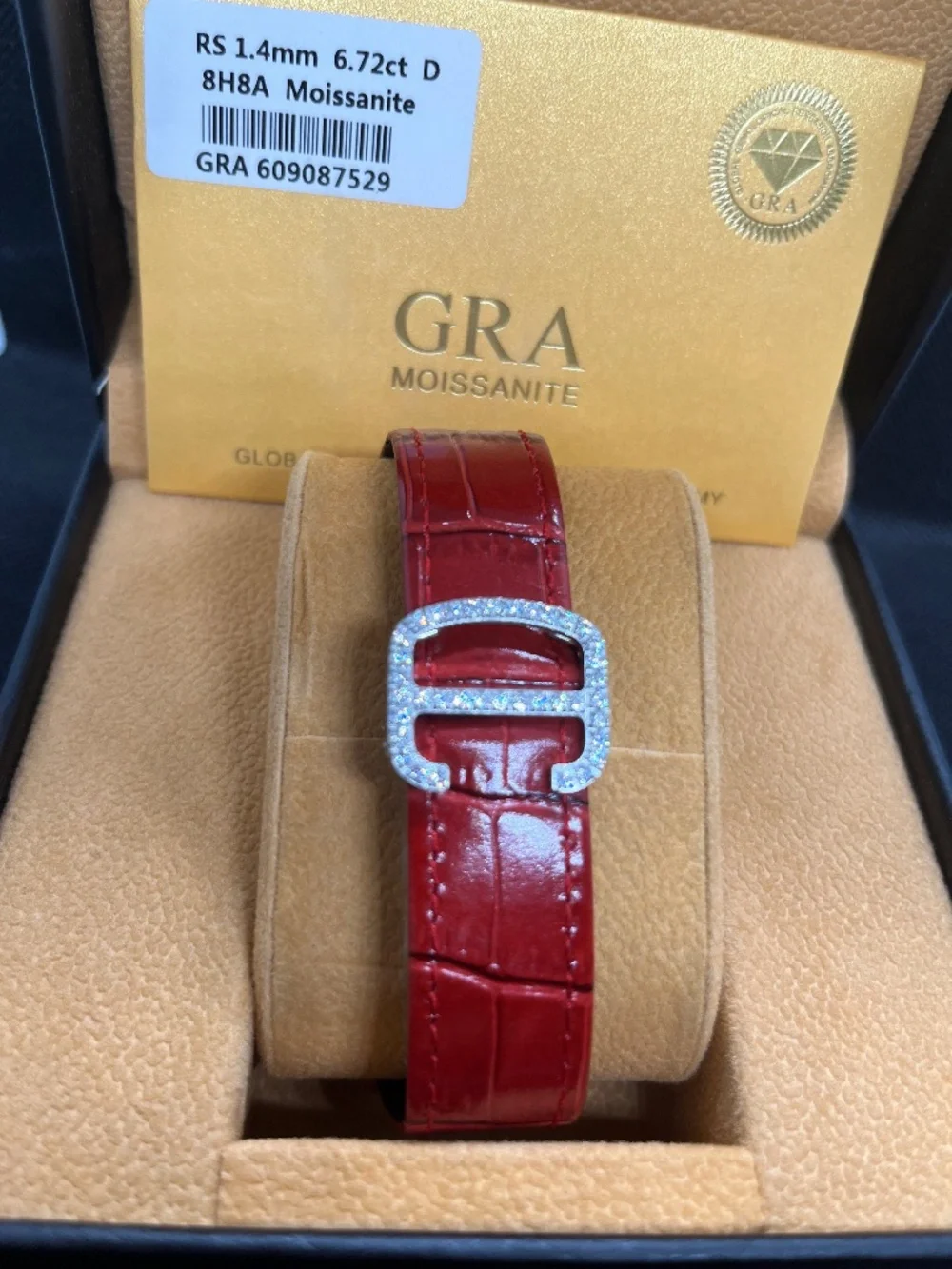 Skeleton Style Moissanite Watch | 2 Tone